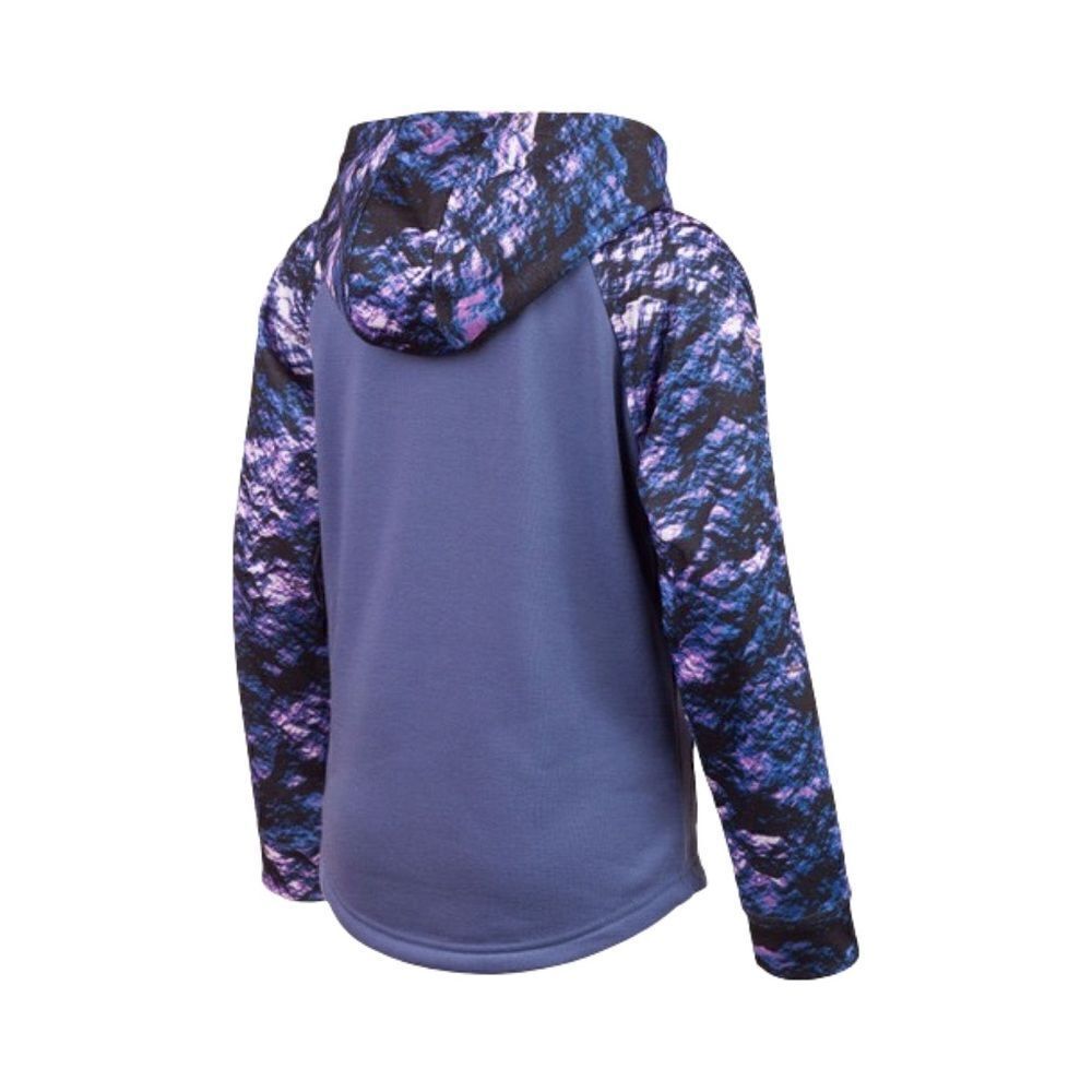 Huntworth Girl’s 2-Tone Lifestyle Camo Fleece Hoodie • SM • Lilac/Vixen - Picture 3 of 10